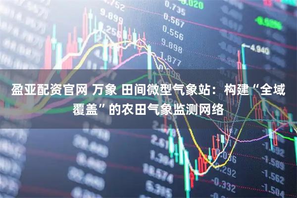 盈亚配资官网 万象 田间微型气象站：构建“全域覆盖”的农田气象监测网络