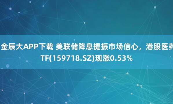 中金辰大APP下载 美联储降息提振市场信心，港股医药ETF(159718.SZ)现涨0.53%